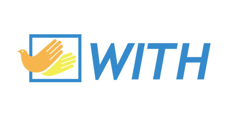 Logo of the WITH Foundation.